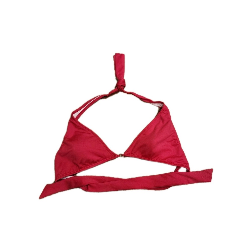 Red Halter Bikini Top Tie Back Swimsuit Beach Summer‎ Sexy XL